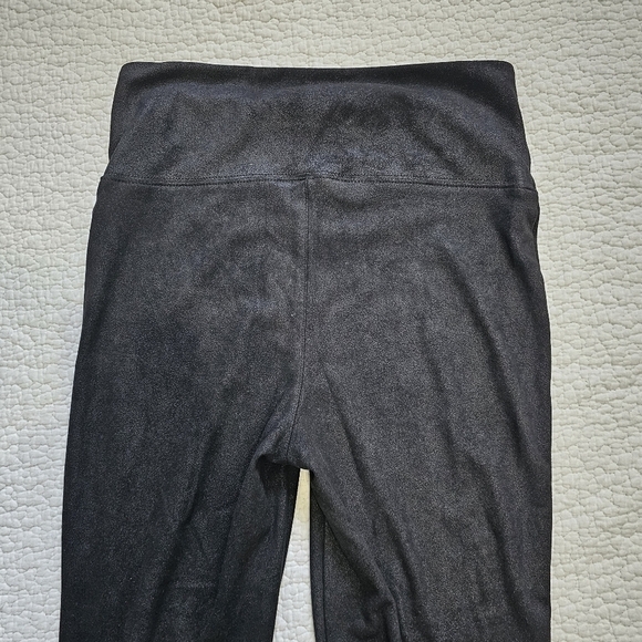 AMERICAN Eagle Faux Suede Black Leggins - Picture 4 of 7